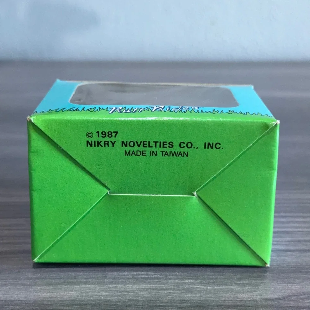 Vintage 1987 Nikry Ruff Rider Golf Ball Lawnmower Novelty Toy with Box Gift